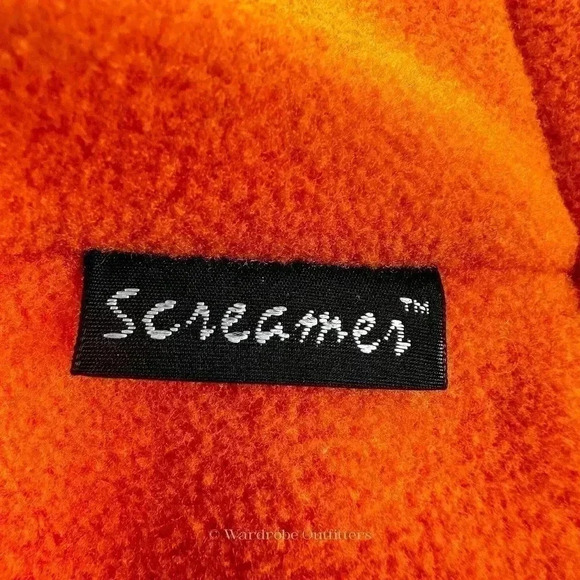 RARE Vintage 90 Screamer Fleece Snowboarding Ski Hat Pom-Pom - Picture 4 of 6